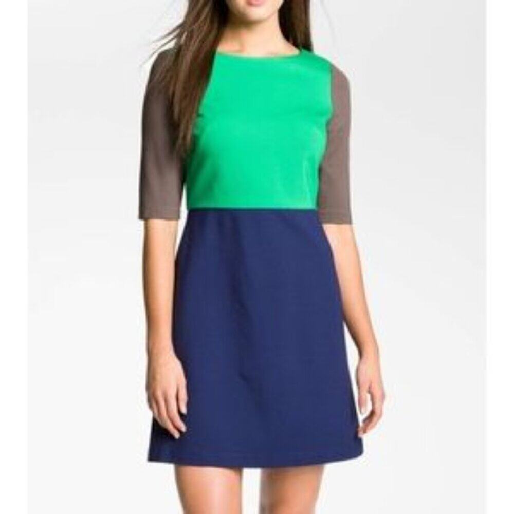 Suzi Chinn for Maggy Boutique Colorblock Ponte Dress Size 2